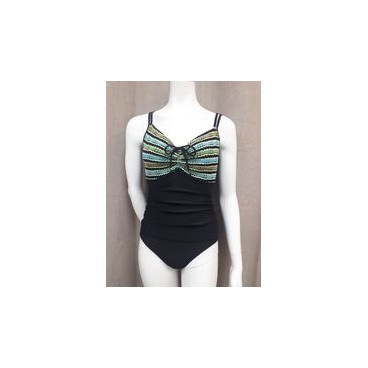 Bikini / Maillot une piece M-10(noir et lime)