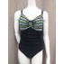 Bikini / Maillot une piece M-10(noir et lime)