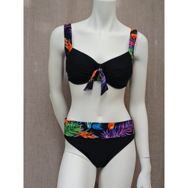 Bikini / Maillot B-54(noir/tropicana)