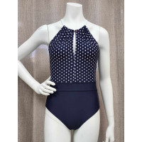 Bikini / Maillot une piece M-80(pois marine )