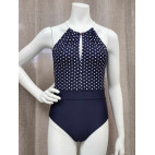 Bikini / Maillot une piece M-80(pois marine )