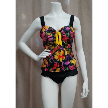 Tankini Maillot 42 (fleurie jaune)