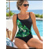 Bikini One Piece M-35(noir matt tigre)